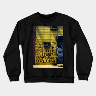 Long Island City Taxi Lease Queens NYC Crewneck Sweatshirt